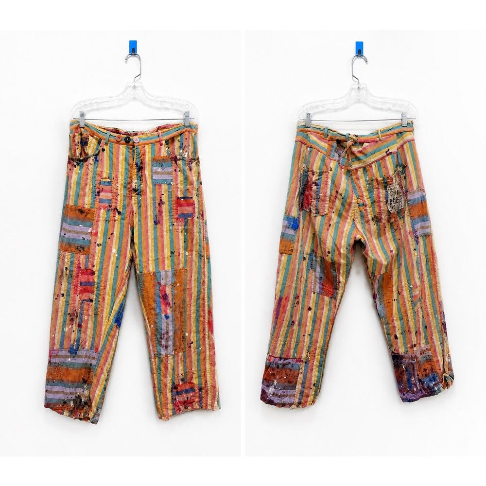 Magnolia Pearl Striped Miner Pants one size - Picture 8 of 12